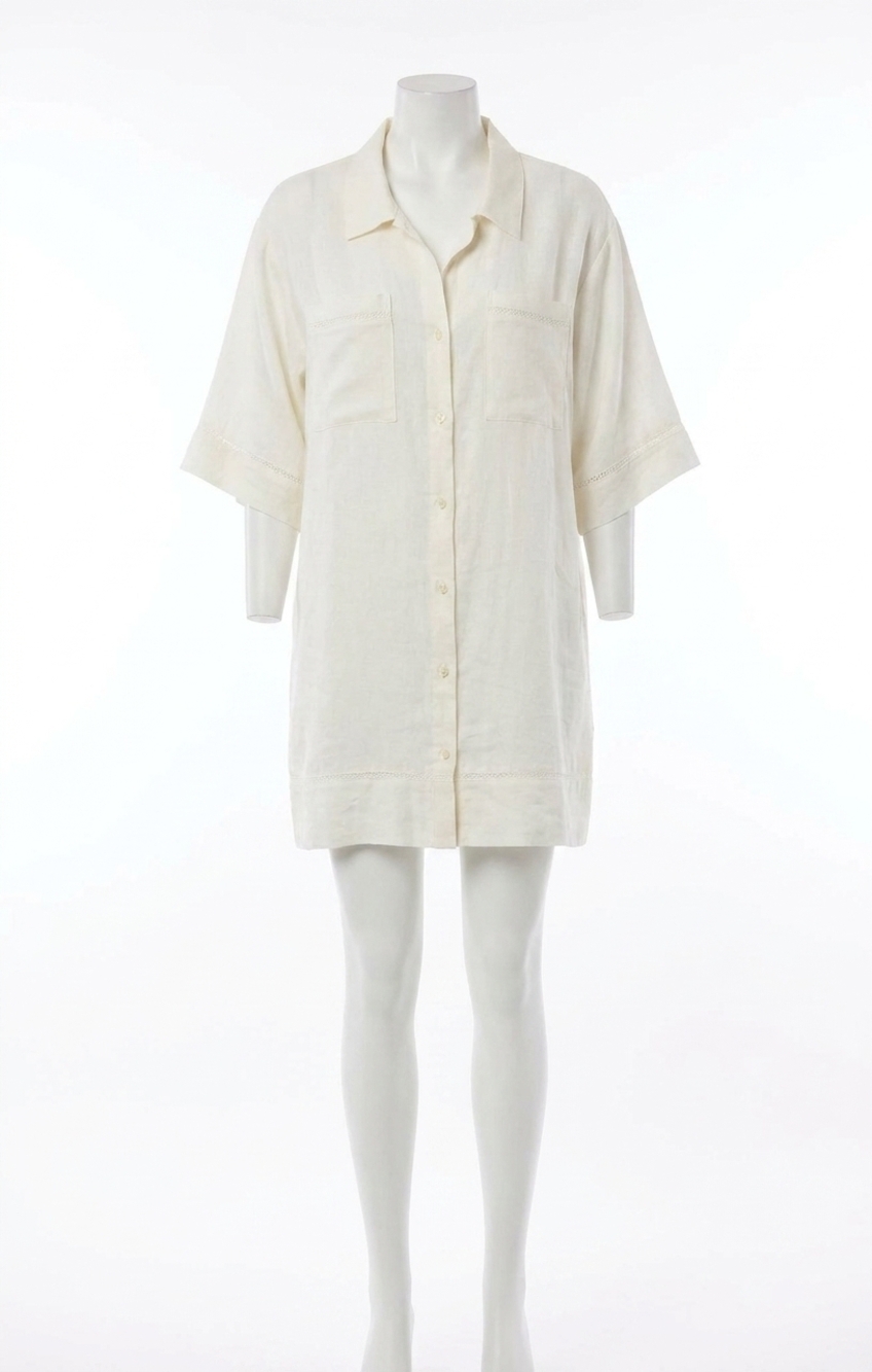 NEW Z SUPPLY condesa mini dress in white